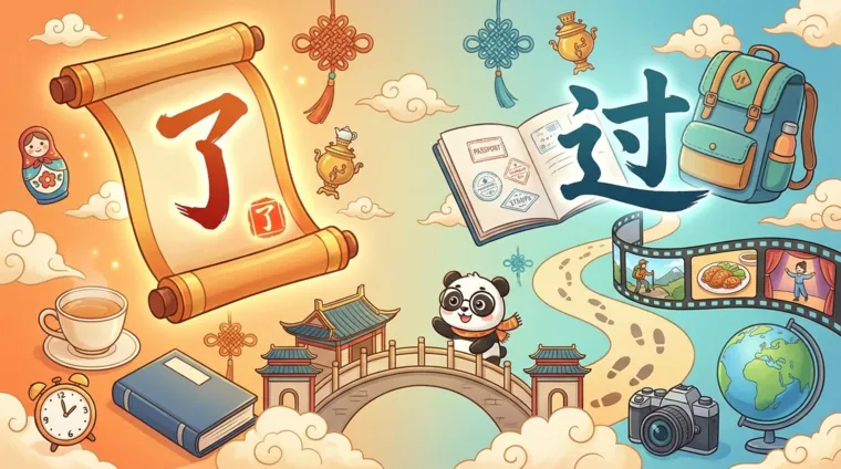 Как различать 了 и 过 в китайской грамматике