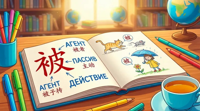 Структура “被” в китайском языке: как образовать пассив