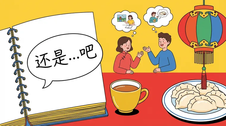 Конструкция “还是…吧” в китайском языке: как сделать предложение