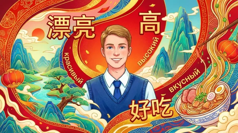 Как использовать прилагательные в китайском языке