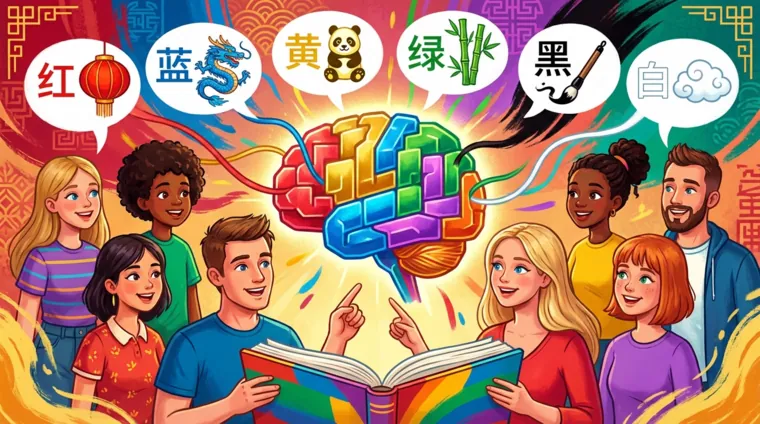 Цвета в китайском языке: как запомнить и правильно употреблять