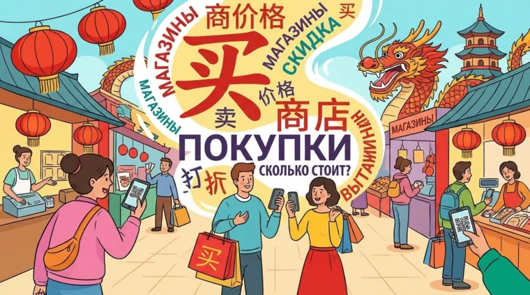 Покупки и магазины: базовая лексика китайского языка