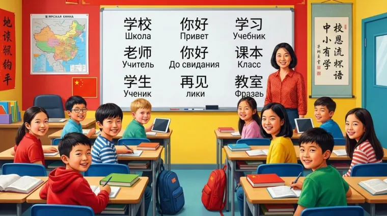 Учёба и школа: слова и фразы на китайском языке