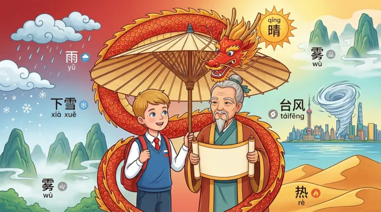 Погода и климат в китайском языке: полезные выражения