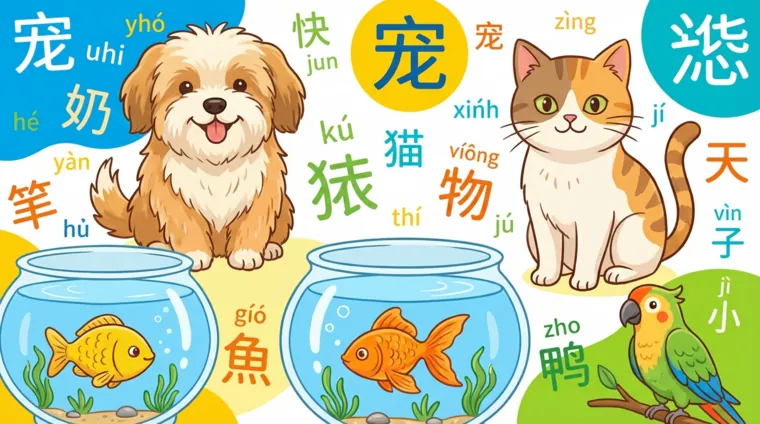 Лексика по теме «домашние животные» в китайском языке