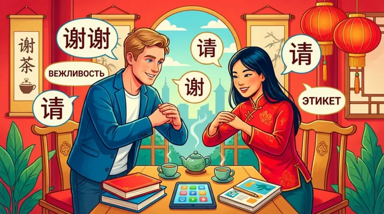 Вежливые выражения и этикет на китайском языке