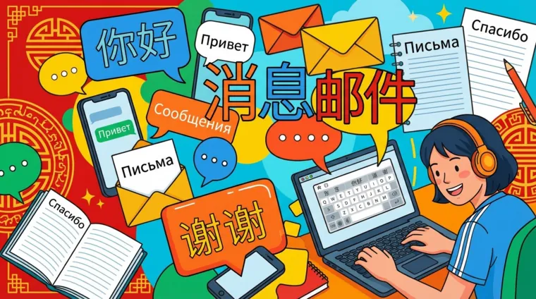 Как писать сообщения и письма на китайском языке