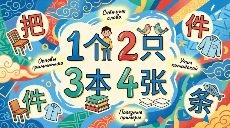 Часто используемые счётные слова в китайском языке