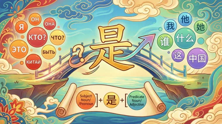 Глагол "быть" (是) в китайском языке для начинающих