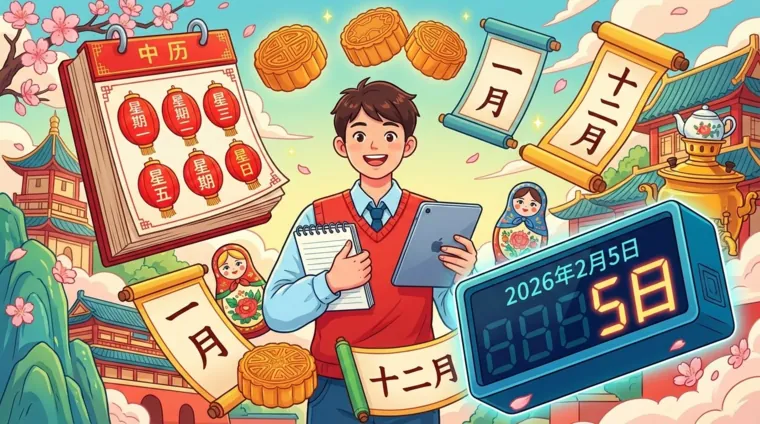 Дни недели, месяцы и даты в китайском языке для начинающих