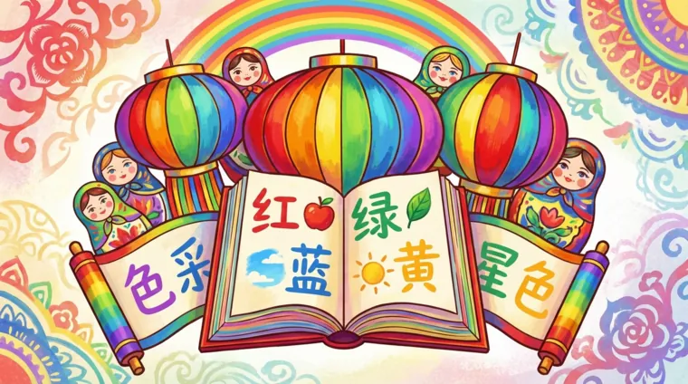 Цвета на китайском языке: слова и примеры для начинающих