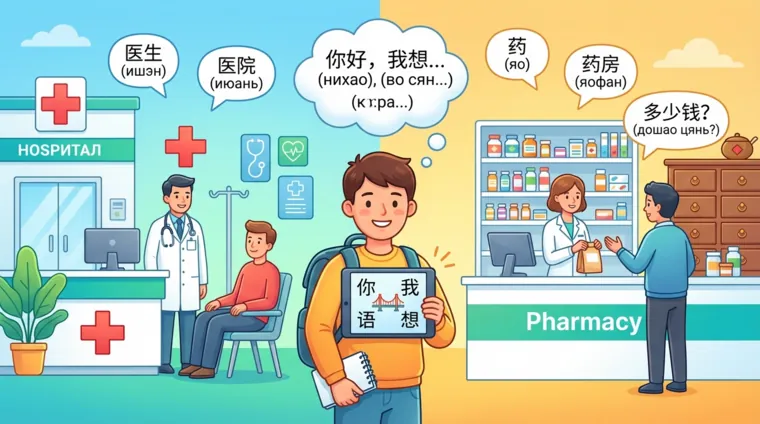 В больнице и аптеке: китайский язык для начинающих