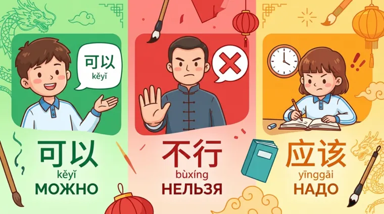 Как сказать “можно”, “нельзя”, “надо” на китайском языке