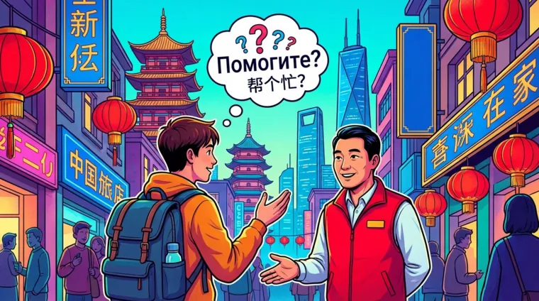Как попросить помощи на китайском языке