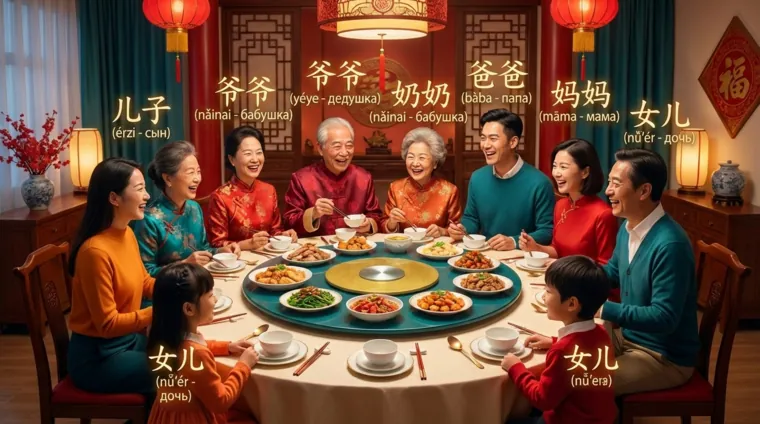 Китайская семья: традиции и лексика китайского языка