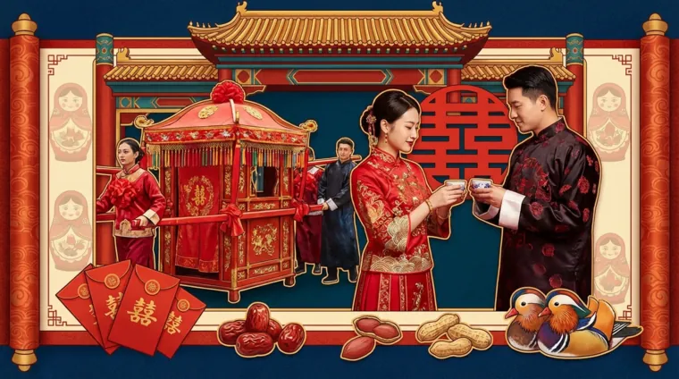Китайская свадьба: этапы, символы и лексика