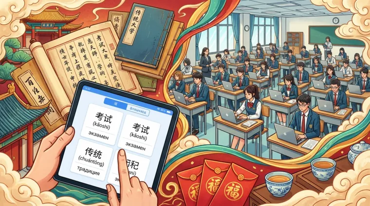 Как проходят экзамены в Китае: лексика и традиции