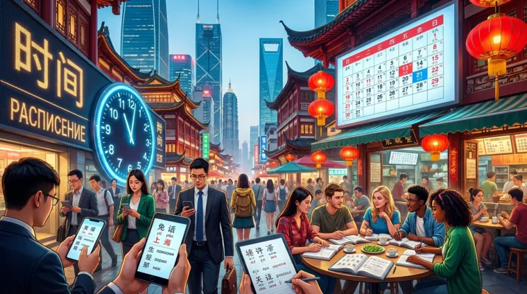 Китайский рабочий график: обычаи и лексика