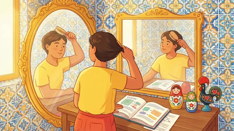 Возвратные местоимения и возвратные глаголы в португальском языке