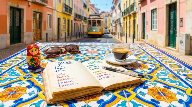 Настоящее время (presente do indicativo) в португальском языке: спряжение глаголов