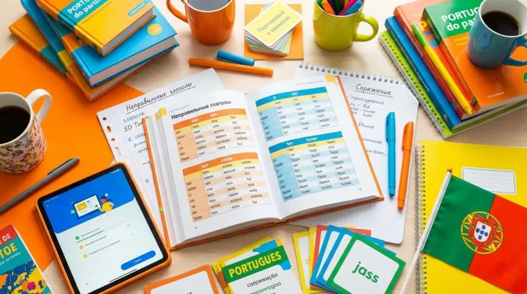 Спряжение неправильных глаголов в португальском языке: топ-50