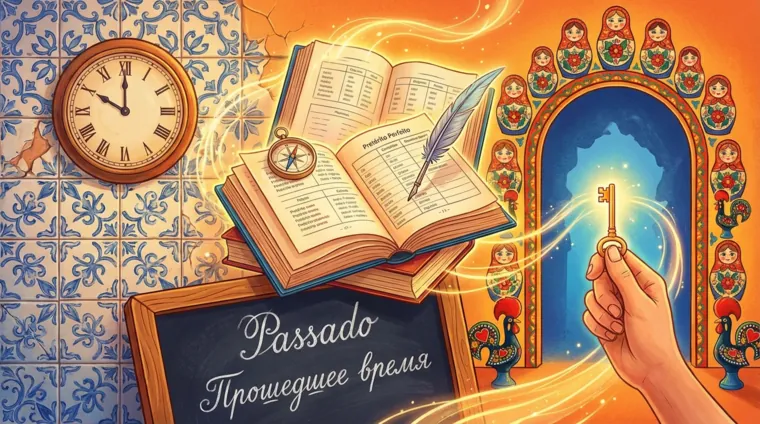 Прошедшее время (pretérito perfeito): правила и таблицы