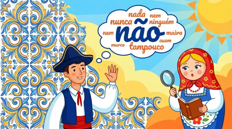 Отрицание в португальском: не только não