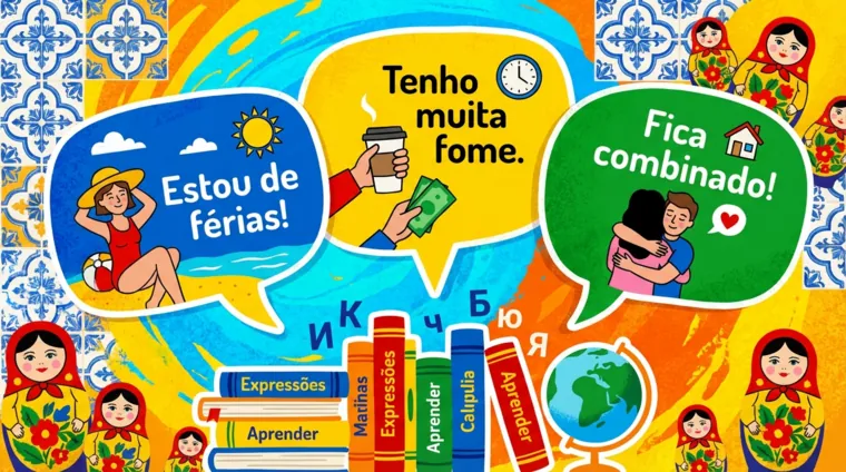 Часто используемые выражения с глаголами estar, ter, ficar в португальском языке