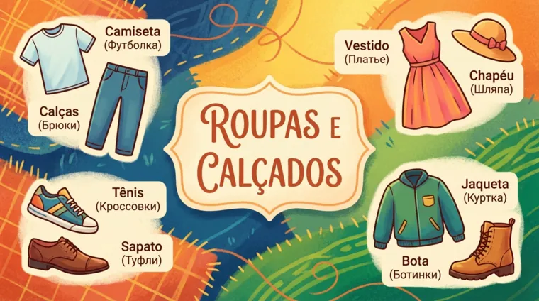 Лексика по теме «Одежда и обувь» в португальском языке