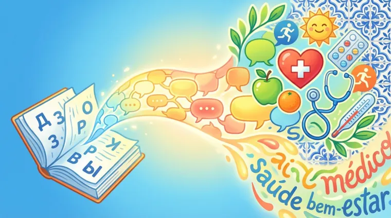 Слова и фразы о здоровье в португальском языке