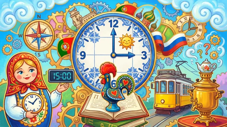 Как говорить о времени в португальском языке