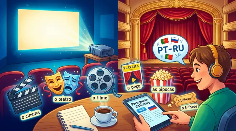 Кино и театр: тематическая лексика на португальском языке