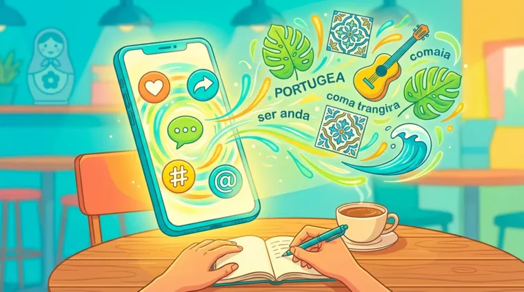 Слова и выражения социальных сетей на португальском языке