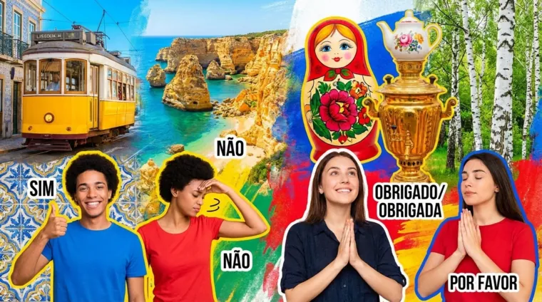Как сказать "да", "нет", "спасибо" и "пожалуйста" на португальском языке
