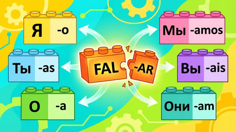 Как спрягать глаголы 1 группы (-ar) в португальском языке
