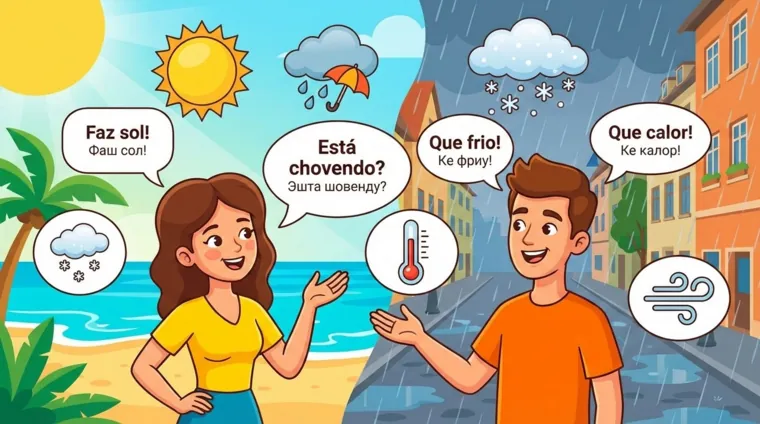 Как говорить о погоде на португальском языке