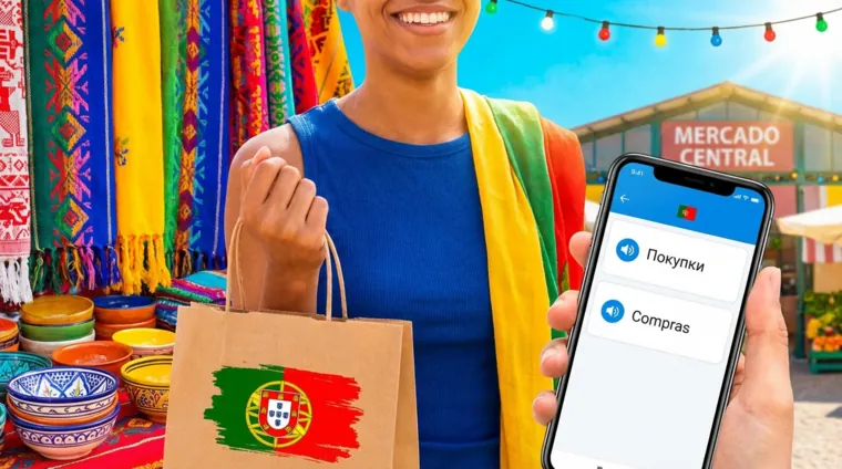 Как говорить о покупках на португальском языке
