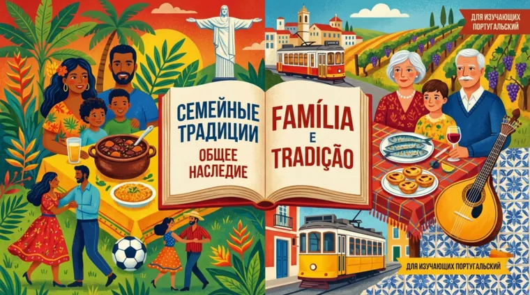 Семейные традиции в Бразилии и Португалии для изучающих португальский