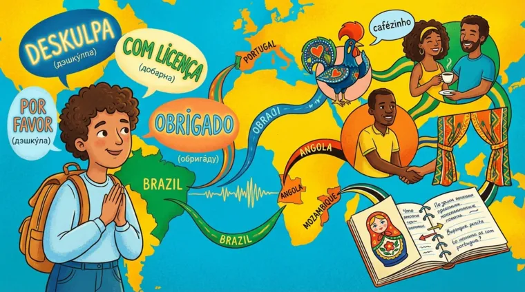 Как звучат извинения и вежливость в странах португальского языка