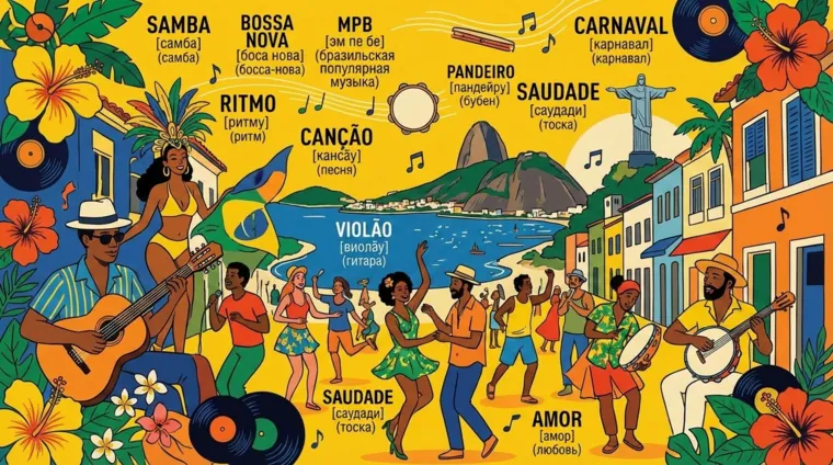 Бразильская музыка: от самбы до MPB — с лексикой