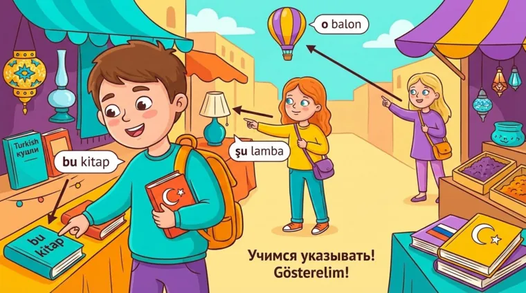 Указательные местоимения в турецком языке: bu, şu, o