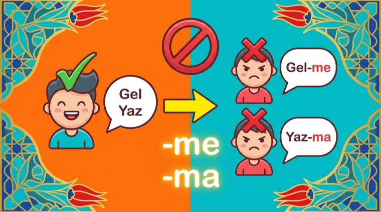 Отрицание в турецком языке: суффиксы -me, -ma