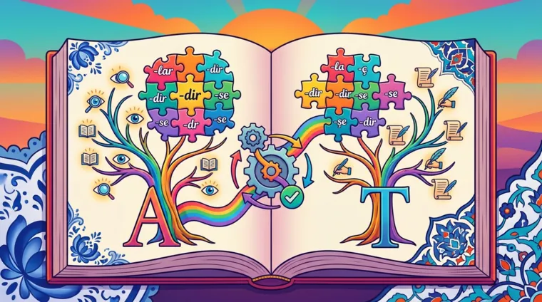 Правила чтения и написания суффиксов в турецком языке