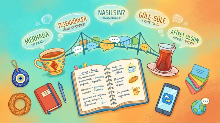 Часто используемые фразы в турецком языке на каждый день