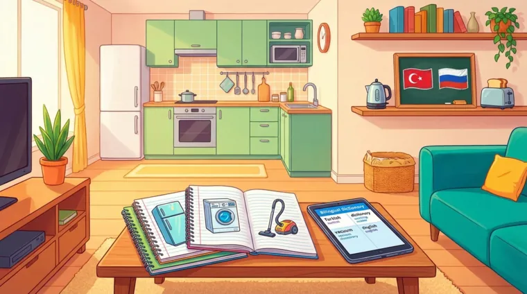 Бытовая техника на турецком языке: словарь с примерами