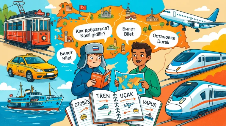 Как говорить о транспорте на турецком языке