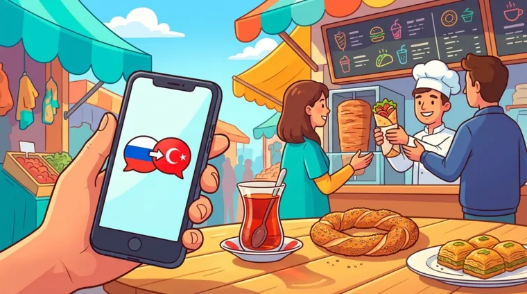 Турецкий язык для кафе и еды на вынос