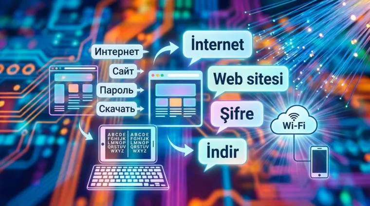 Лексика турецкого языка по теме «Интернет и технологии»