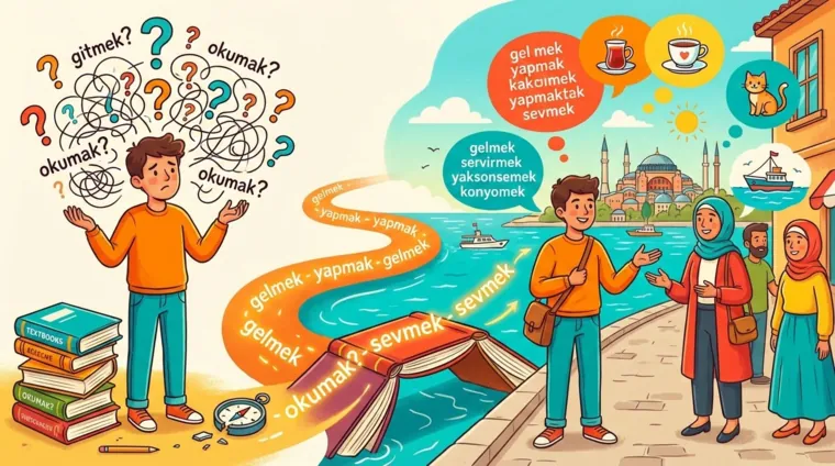 Как выучить глаголы в турецком языке с нуля