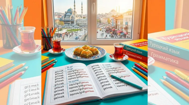 Спряжение глаголов в настоящем времени в турецком языке для начинающих
